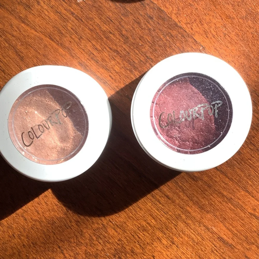 ColourPop Eyeshadow Set - Ebony, Bronze, Blush, Burgundy - Picture 2 of 4